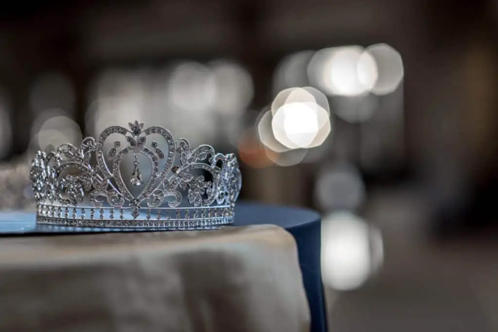 A tiara, as a symbol for Esther, the woman and the book of the Bible